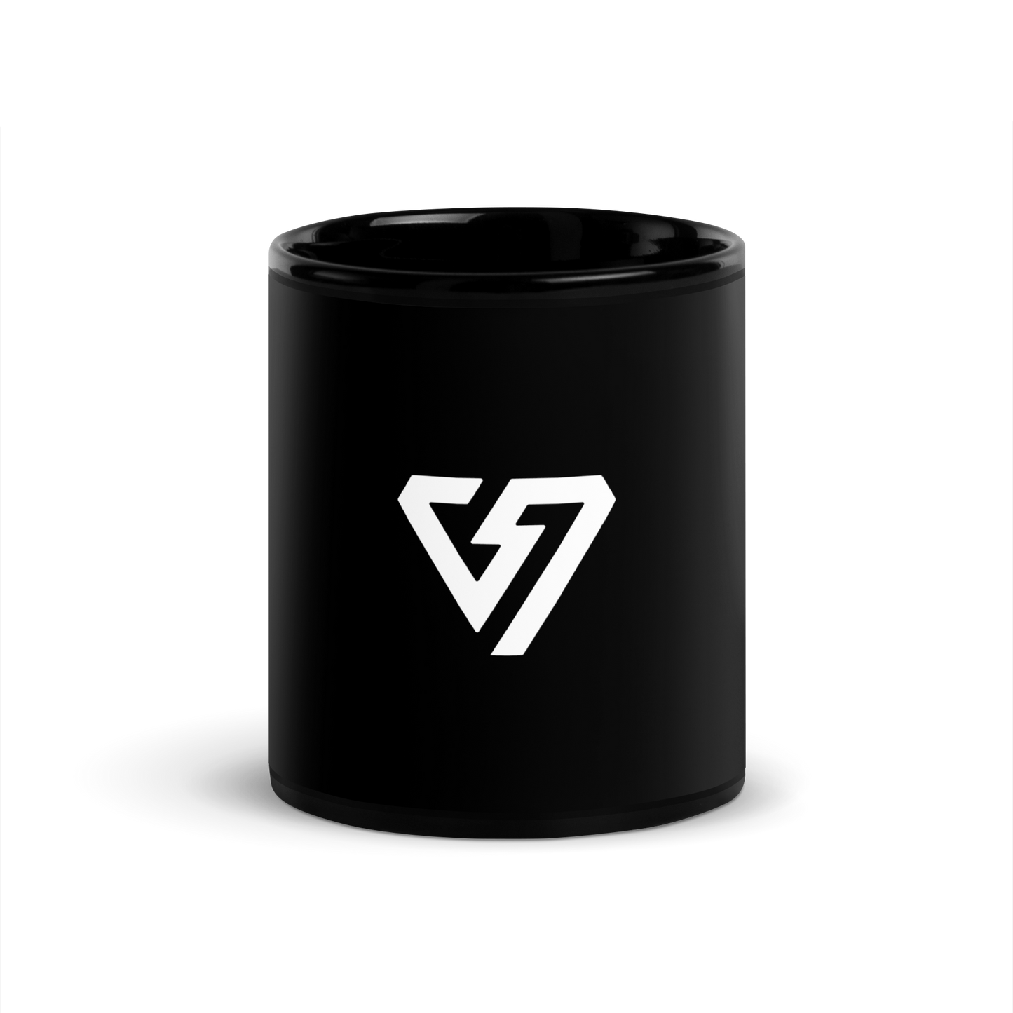 Voltaic Black Glossy Mug