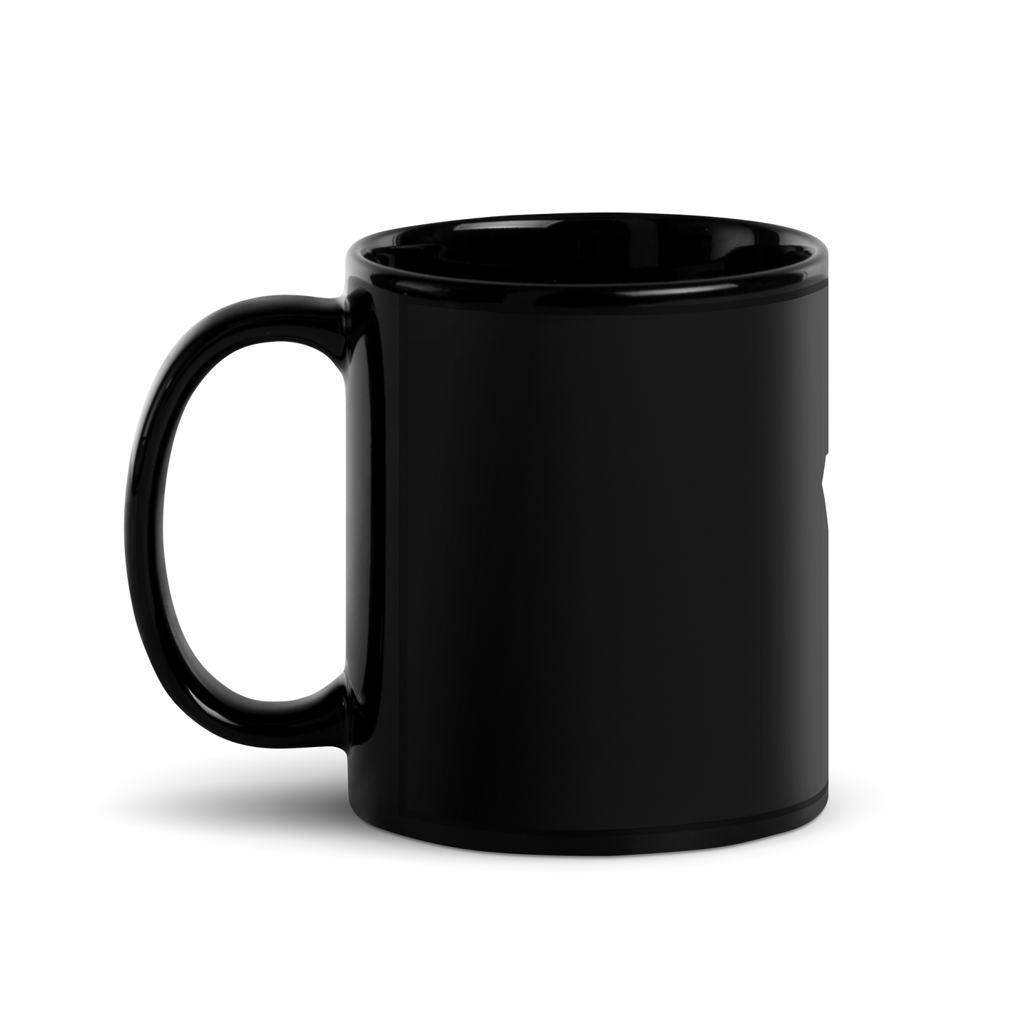 Voltaic Black Glossy Mug