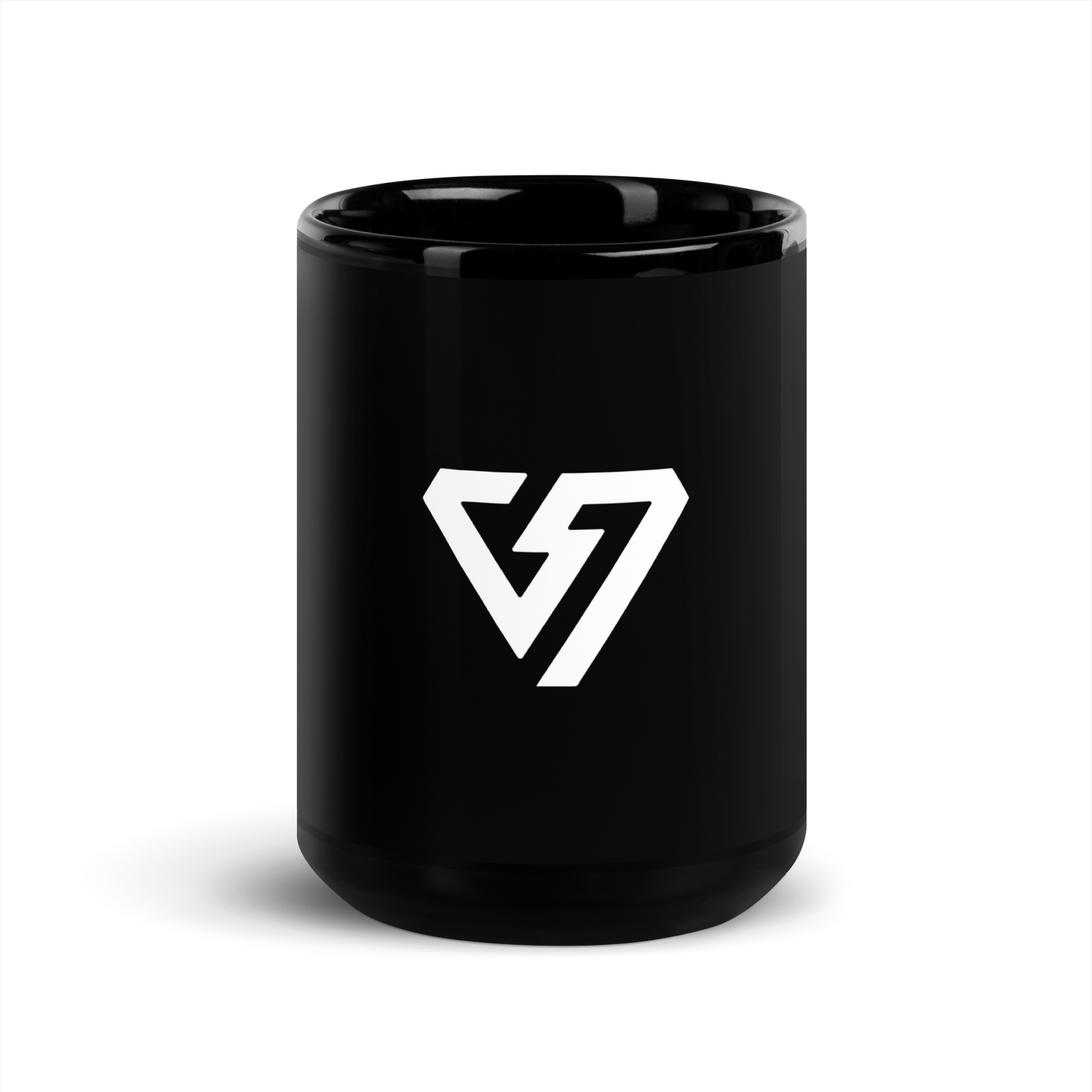Voltaic Black Glossy Mug