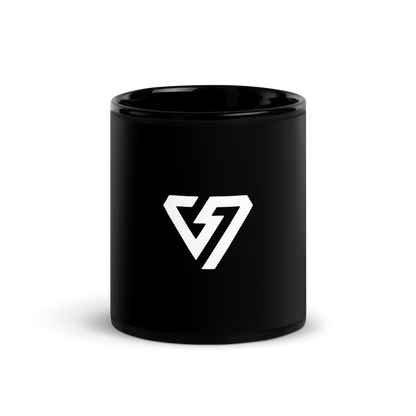 Voltaic Black Glossy Mug