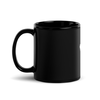 Voltaic Black Glossy Mug