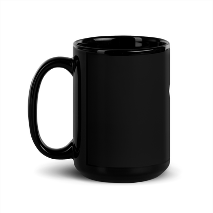 Voltaic Black Glossy Mug